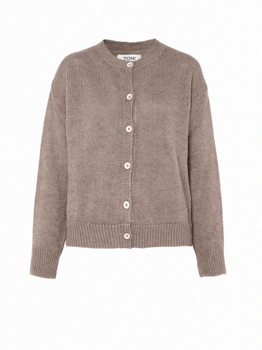 Cardigan with Mohair | Style »Ivette« Brown