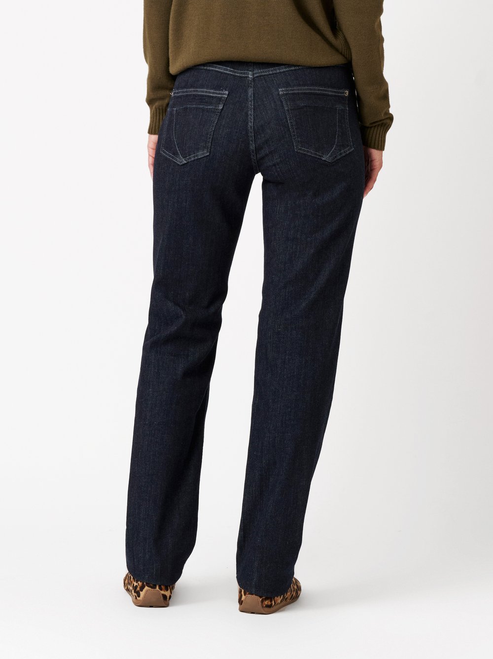 Jeans Honey rinsed blue Rueckansicht Jeans Honey rinsed blue Rueckansicht