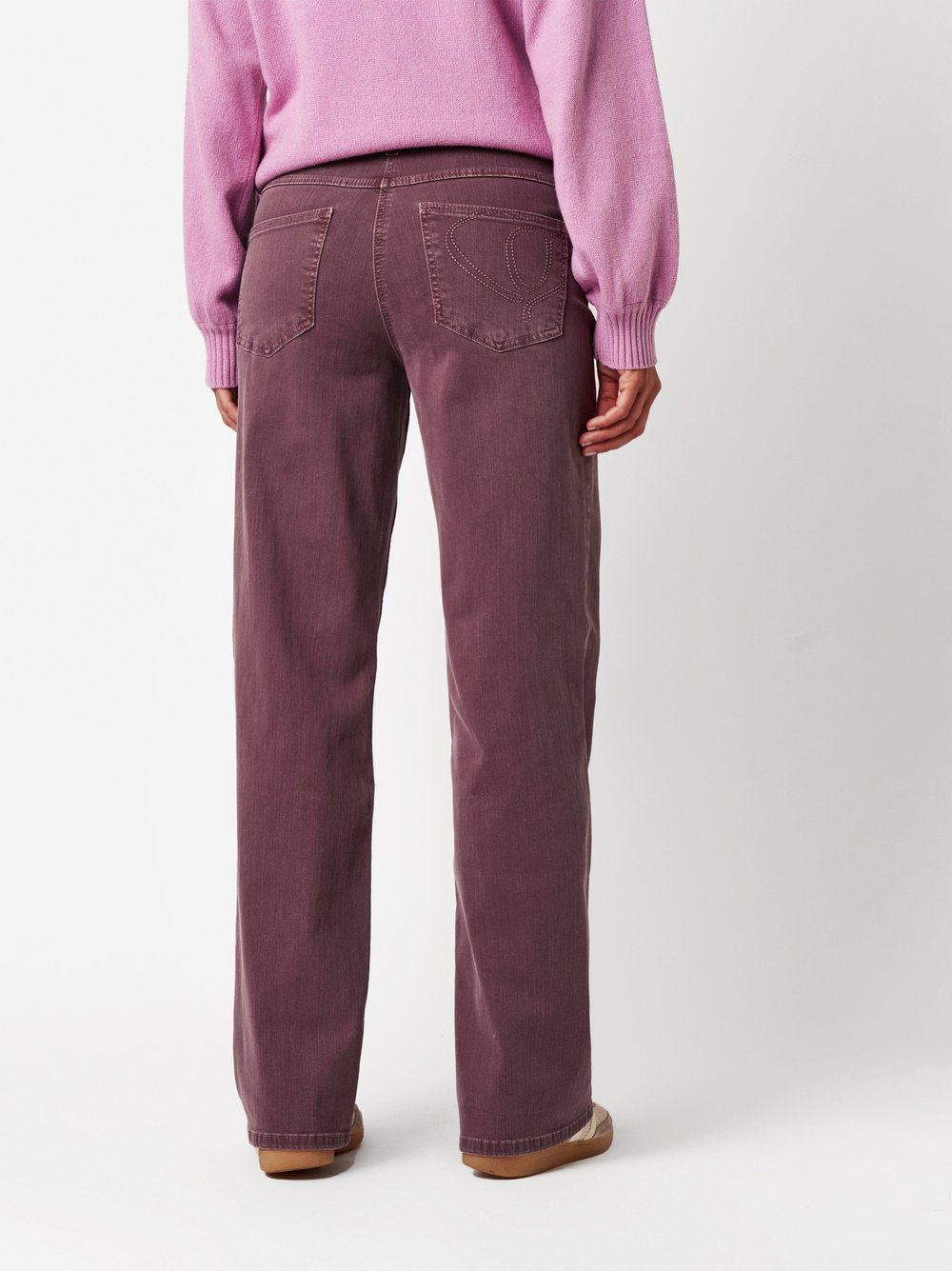 Jeans Liv mauve Rueckansicht Jeans Liv mauve Rueckansicht