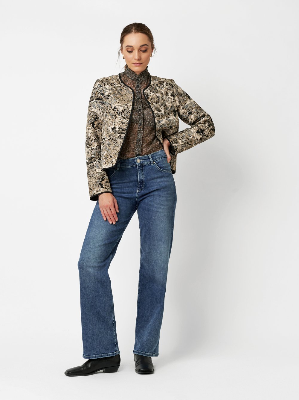 Wide Leg Jeans | Style »Liv« blue