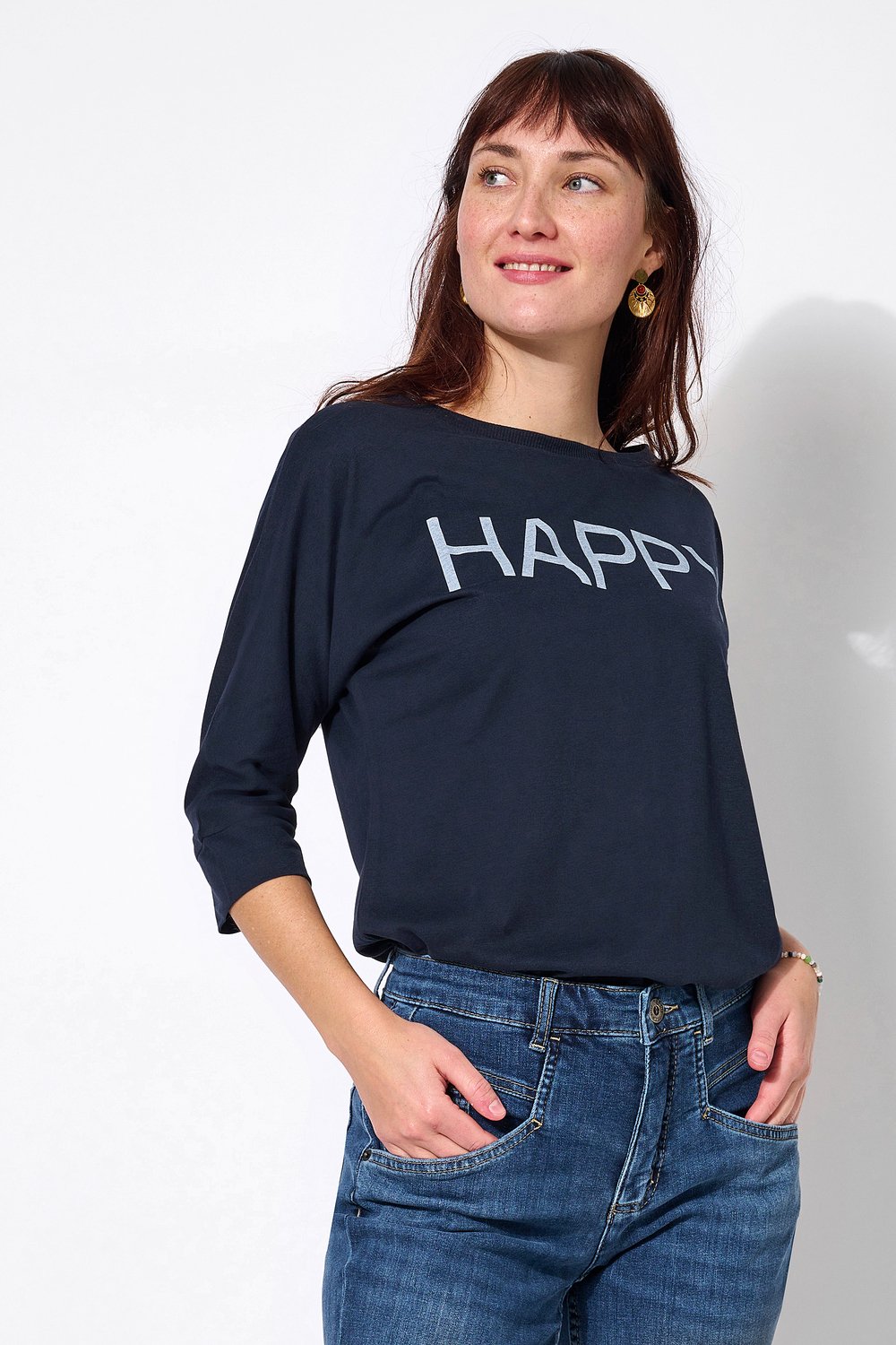 Leichtes Shirt  | Style »Debby« dark blue