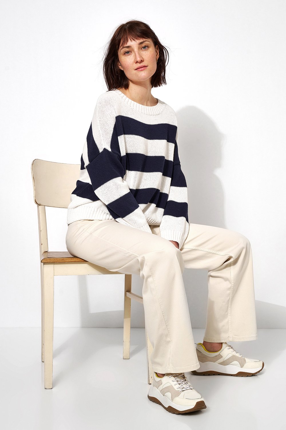 Wide Leg Jeans | Style »Liv« ecru
