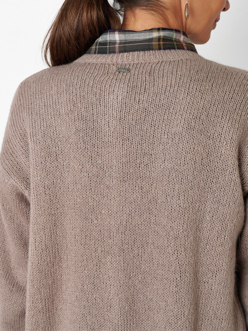 Cardigan with Mohair | Style »Ivette« Brown