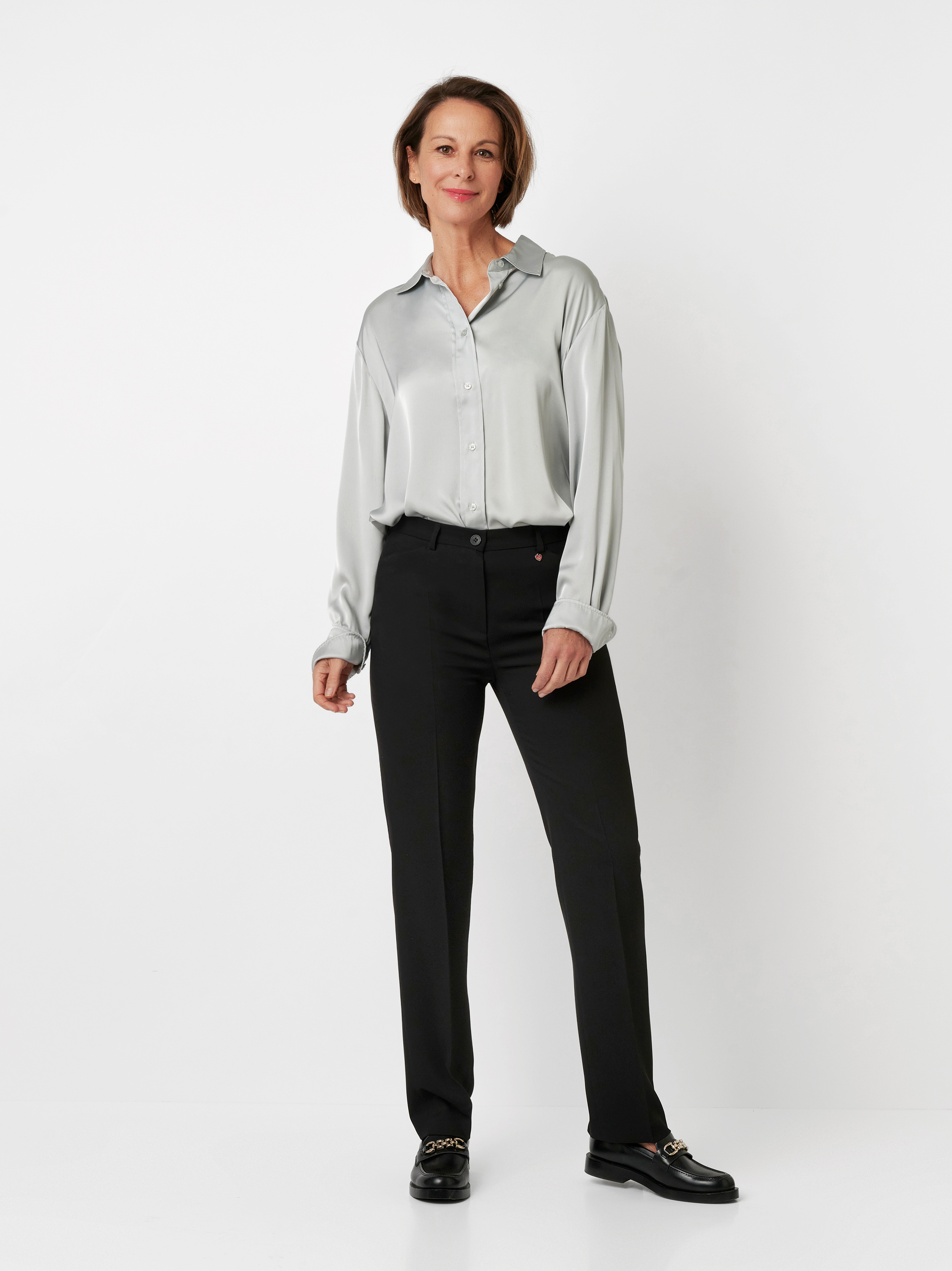 Hose Steffi black Outfitansicht Hose Steffi black Outfitansicht