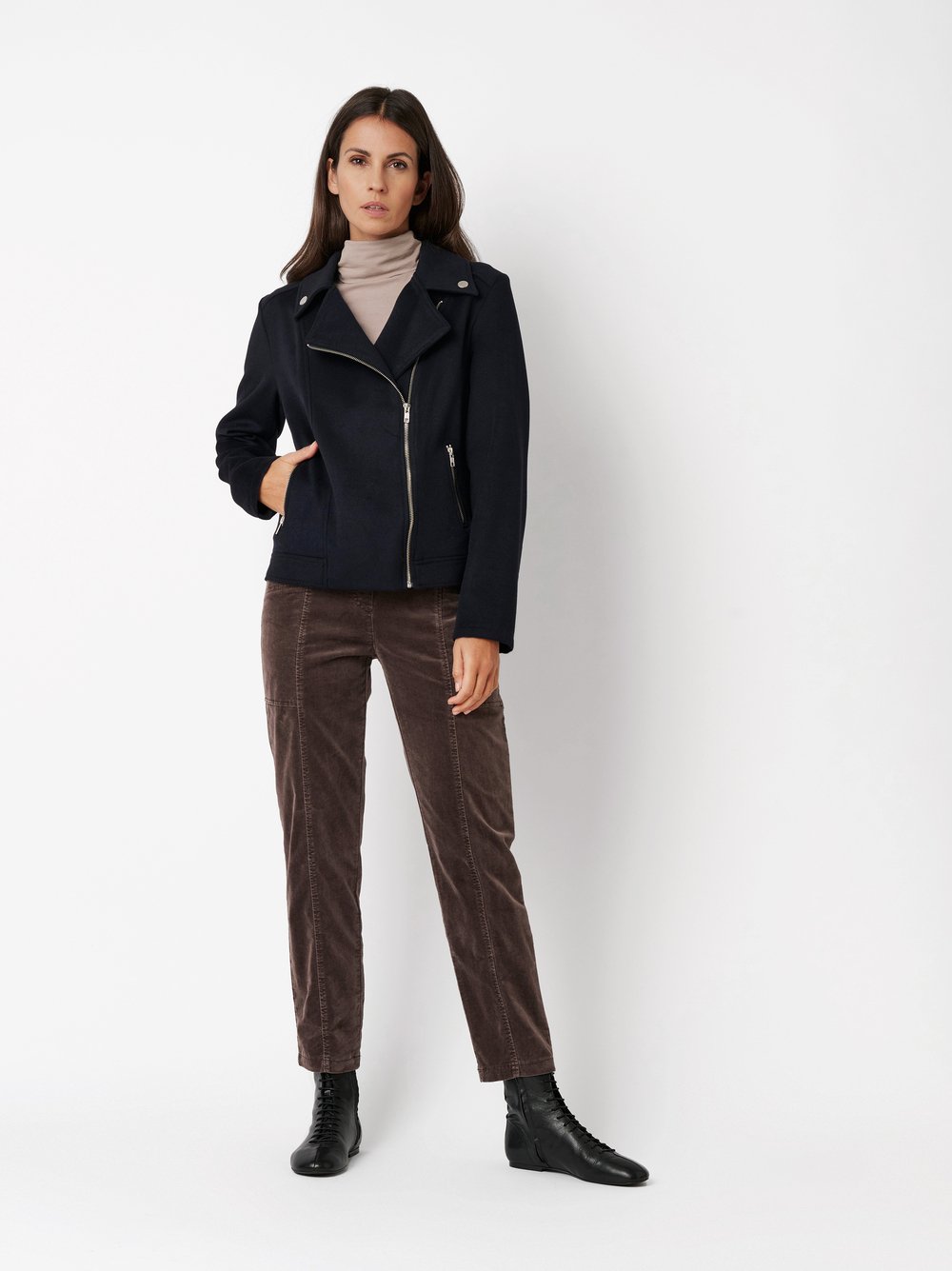 Jacke Jane dark blue Outfitansicht