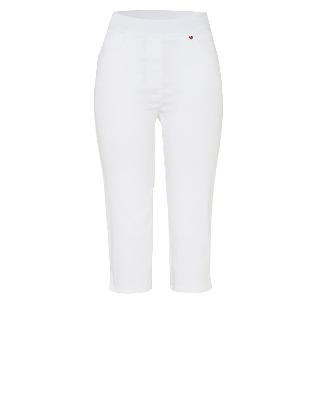 Womens trousers My Darling Capri in white, summery capri pants, product view