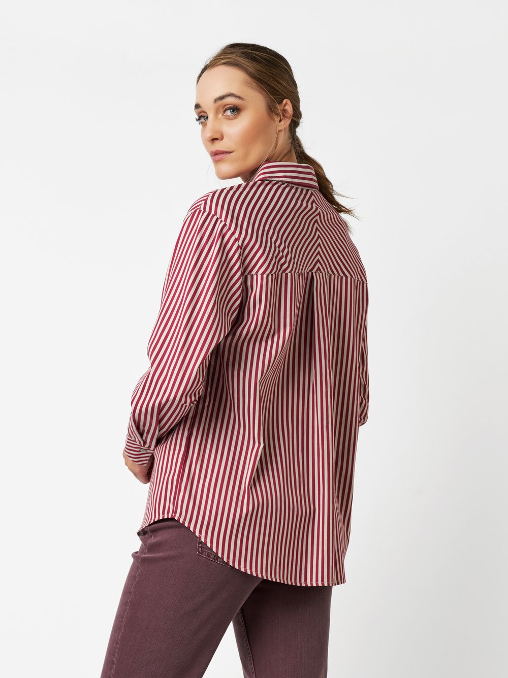 Blouse Clyde rose rear view Blouse Clyde rose rear view