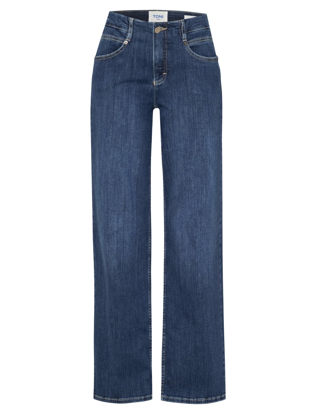 Damenjeans Liv Wide in Dark Blue, wide-Leg Jeans, freigestellte Produktansicht