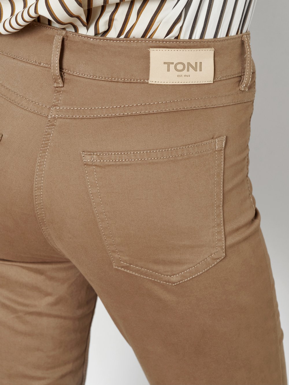 Regular-Fit Hose mit Strassdetail | Style »Be Loved« Braun