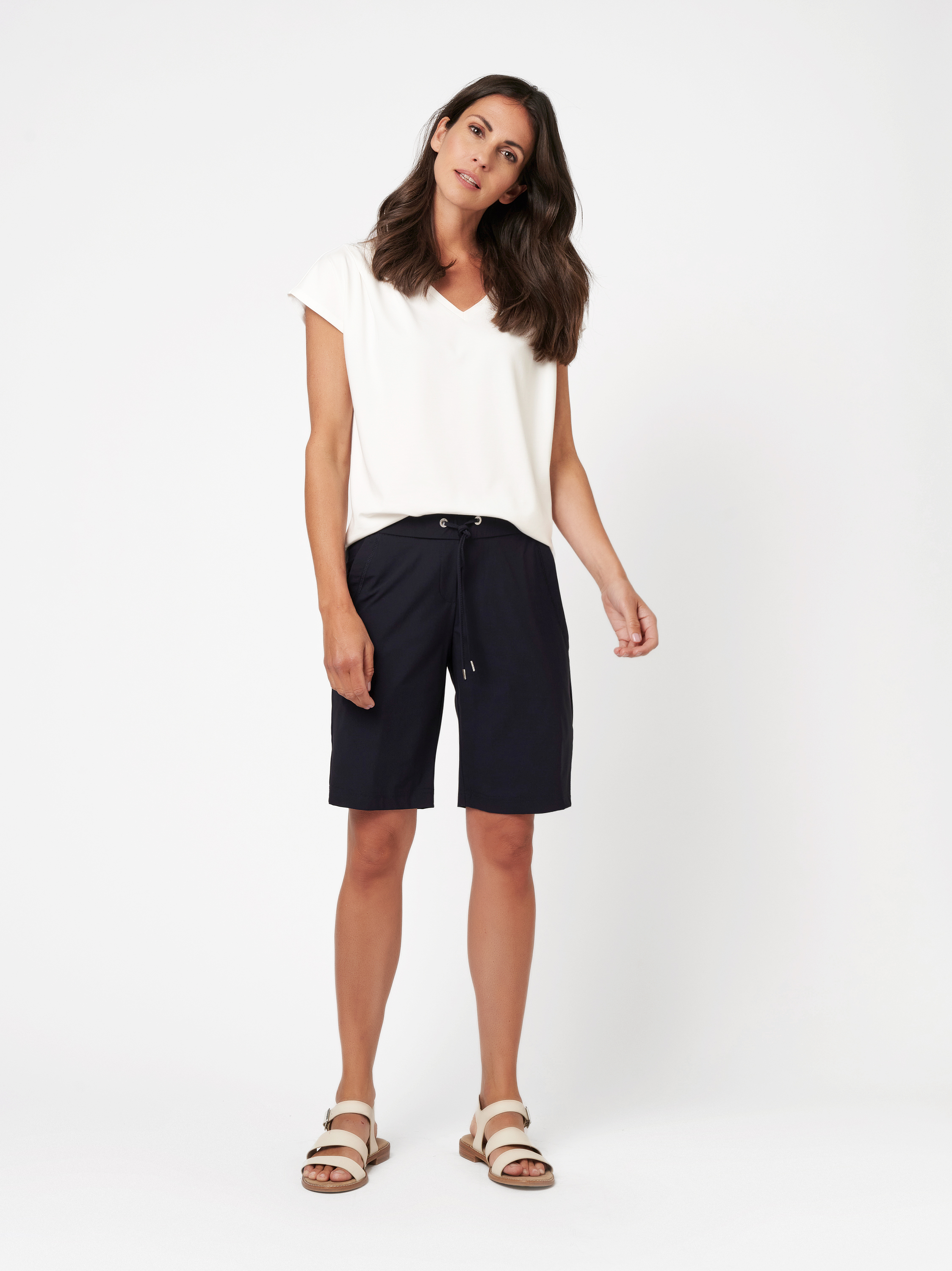 Leichte Bermuda | Style »Sue« dark blue