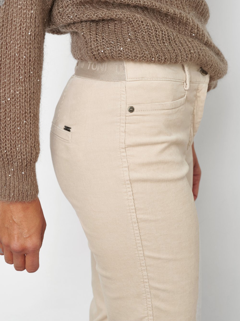 Smarte Cordhose | Style »Jenny Smart« Creme