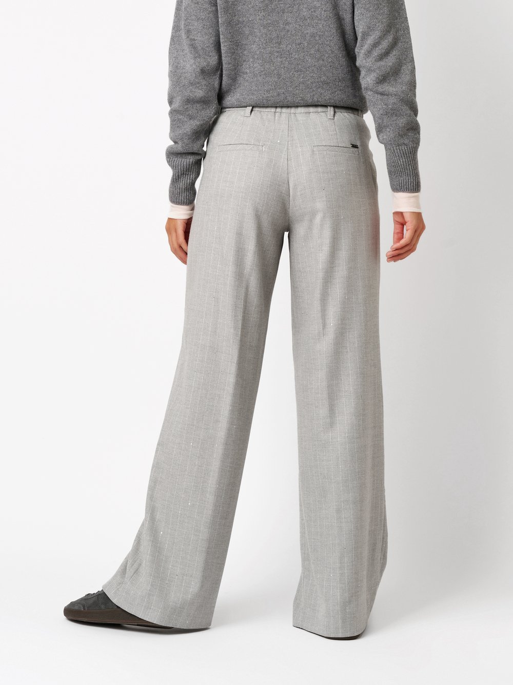 Hose Luisa light grey Rueckansicht