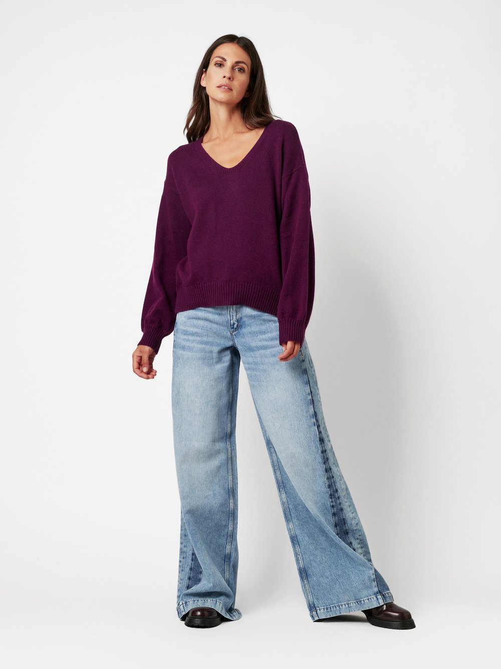 Pullover Ginger royal purple Outfitansicht