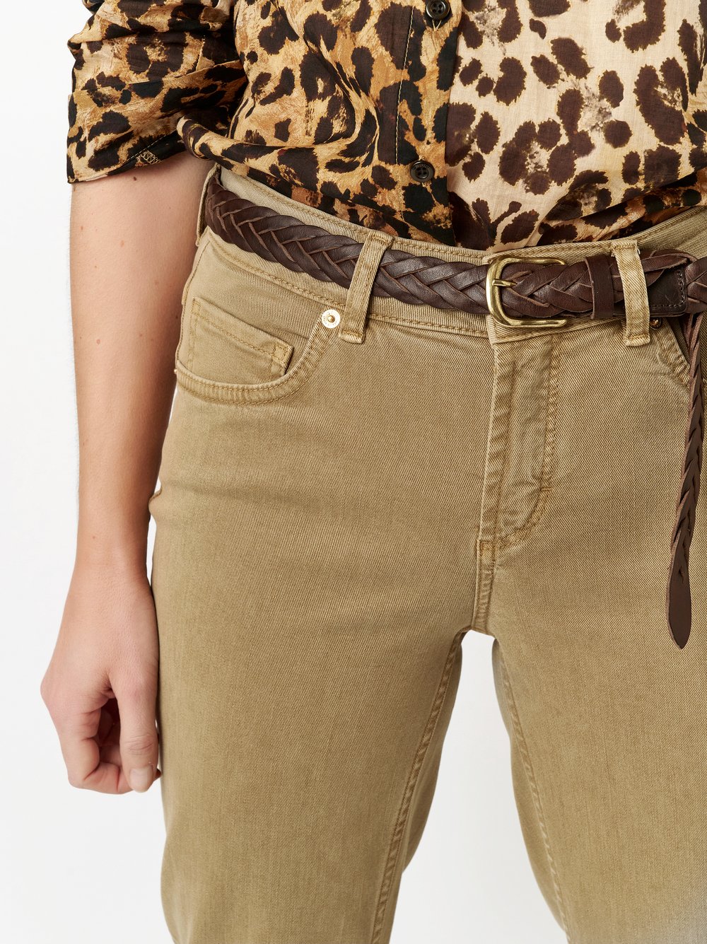 Jeans Ella brown Detailansicht Jeans Ella brown Detailansicht