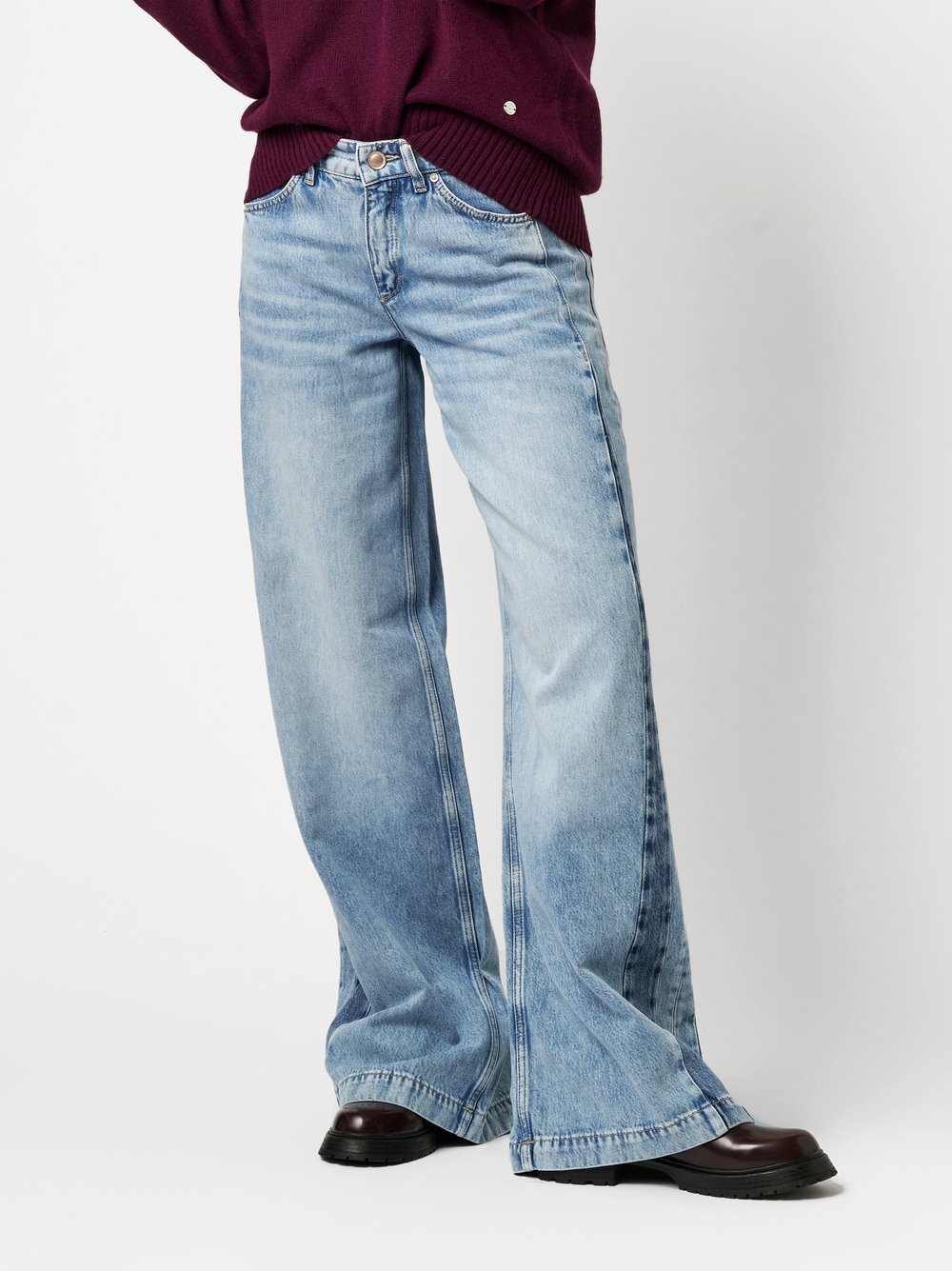 Jeans Liv blue bleached Vorderansicht Jeans Liv blue bleached Vorderansicht