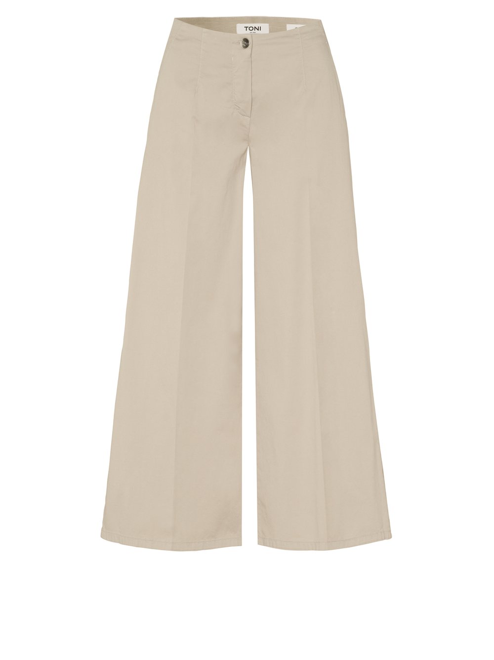 Damenhose Jenny Culotte in beige, Culotte aus leichtem Sommertwill, freigestellte Produktansicht