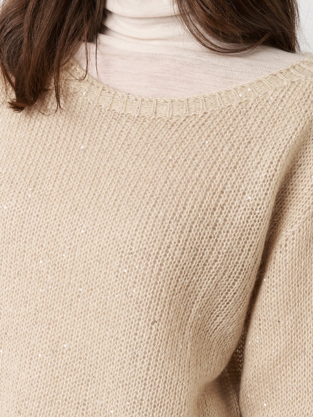 Pullover Giovanna beige Detailansicht