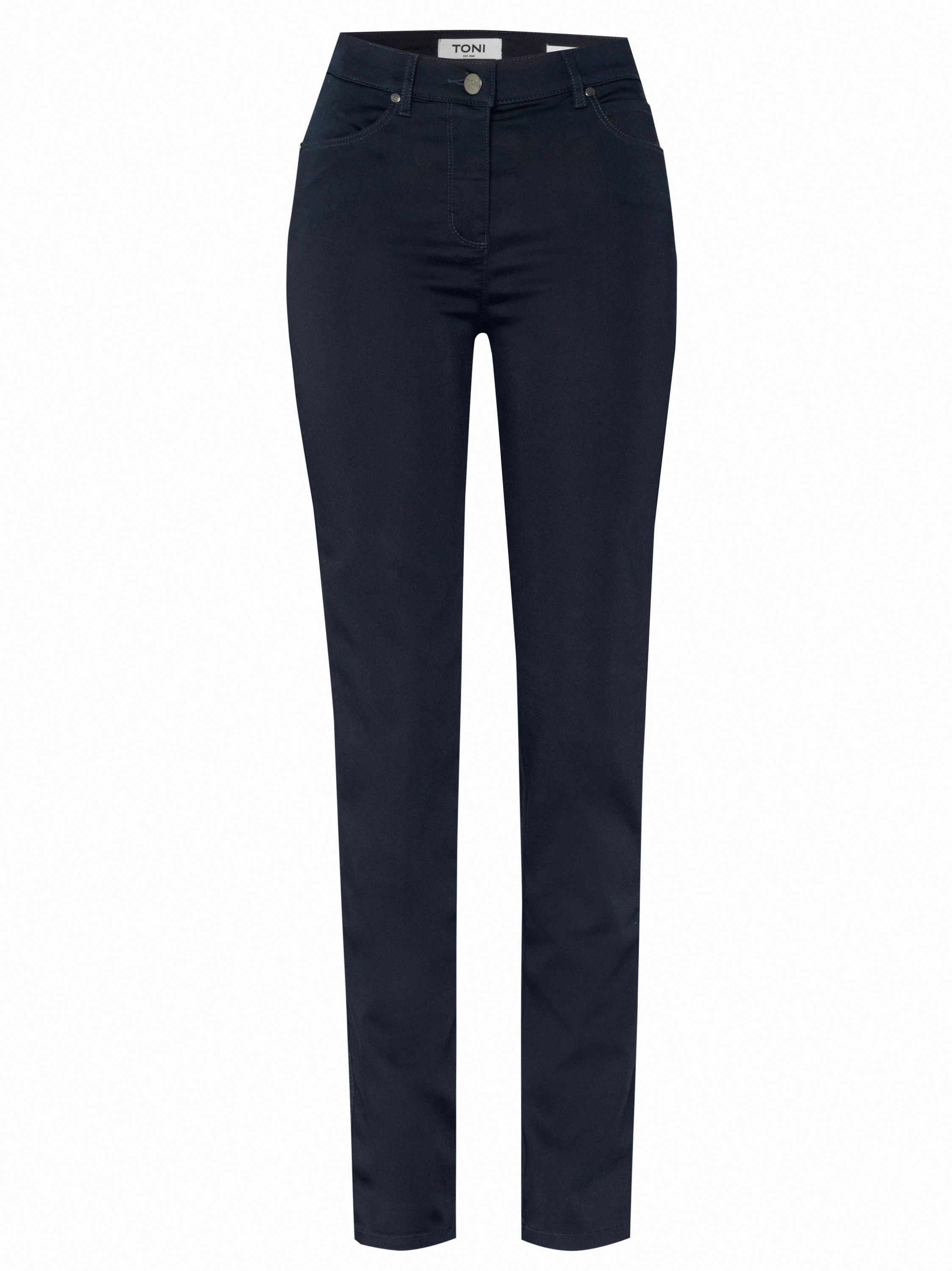 Damenhose Be Loved in dark blue, High Waist Hose, freigestellte Produktansicht