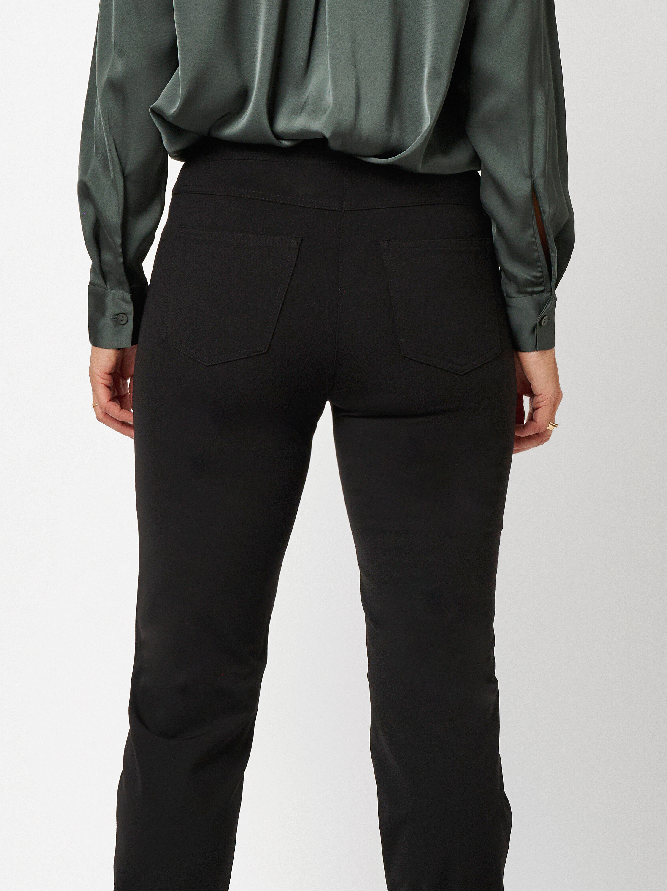 Jerseyhose mit Zippertaschen | Style »Alice Zip« Schwarz