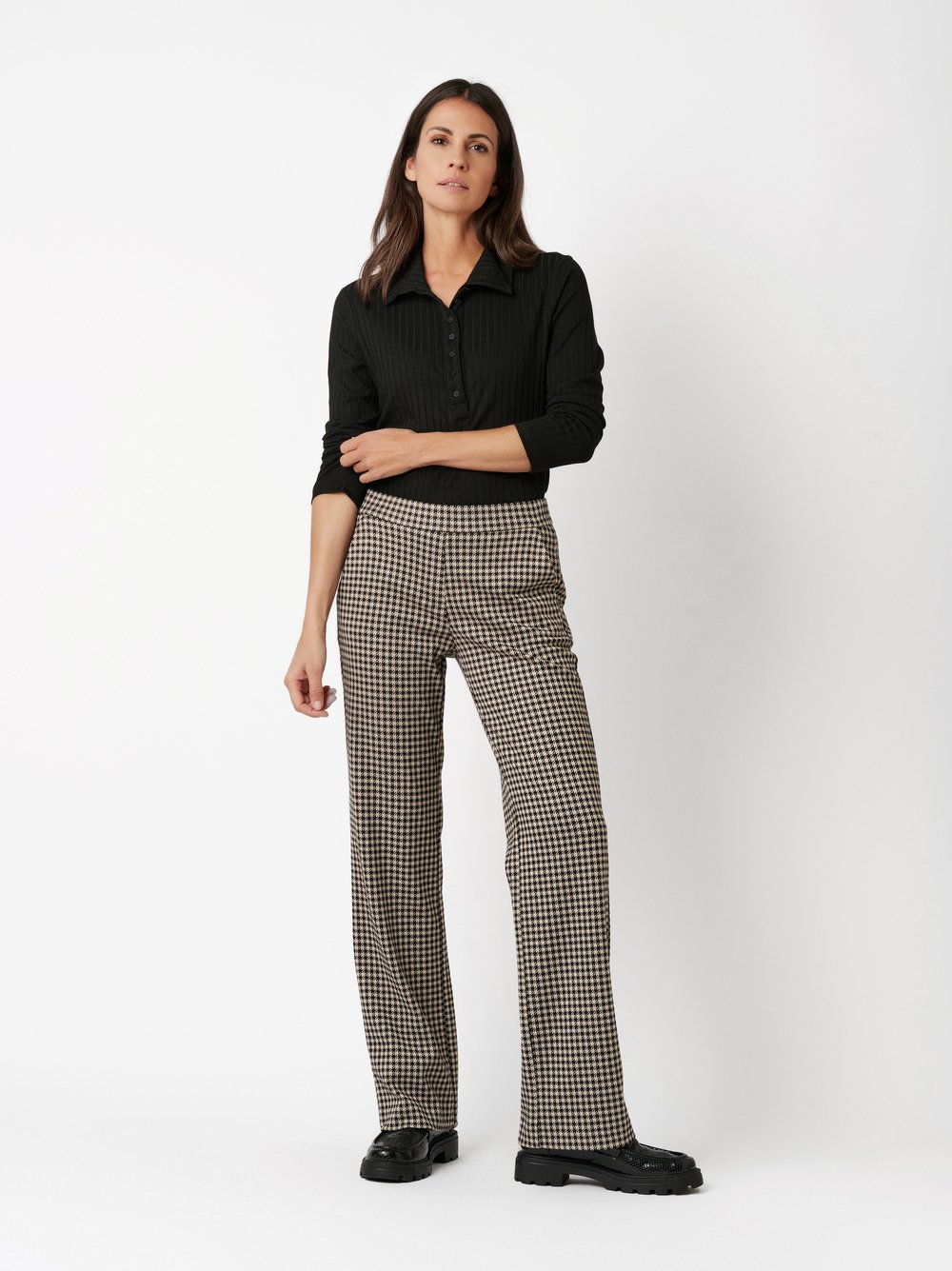 Hose Jenny black/beige Outfitansicht