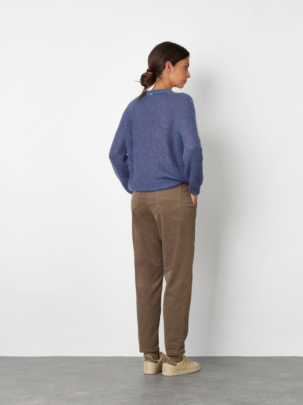 7/8-Cordhose im Chino-Stil | Style »Liv« Braun