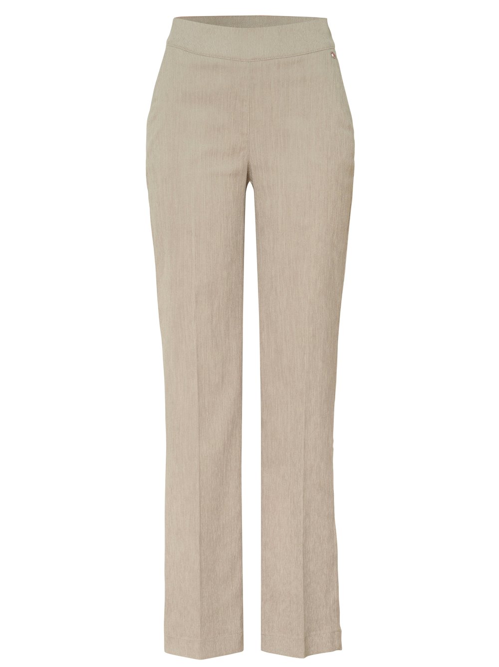 Damenhose Scarlet Wide in Sand, Weite Cordhose, freigestellte Produktansicht