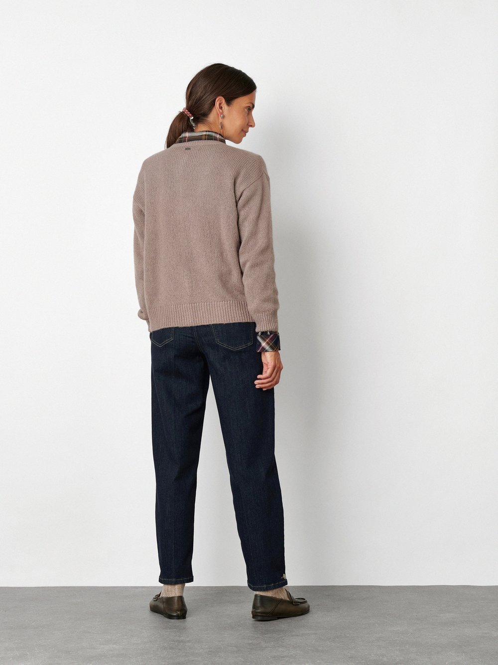 Cardigan with Mohair | Style »Ivette« Brown