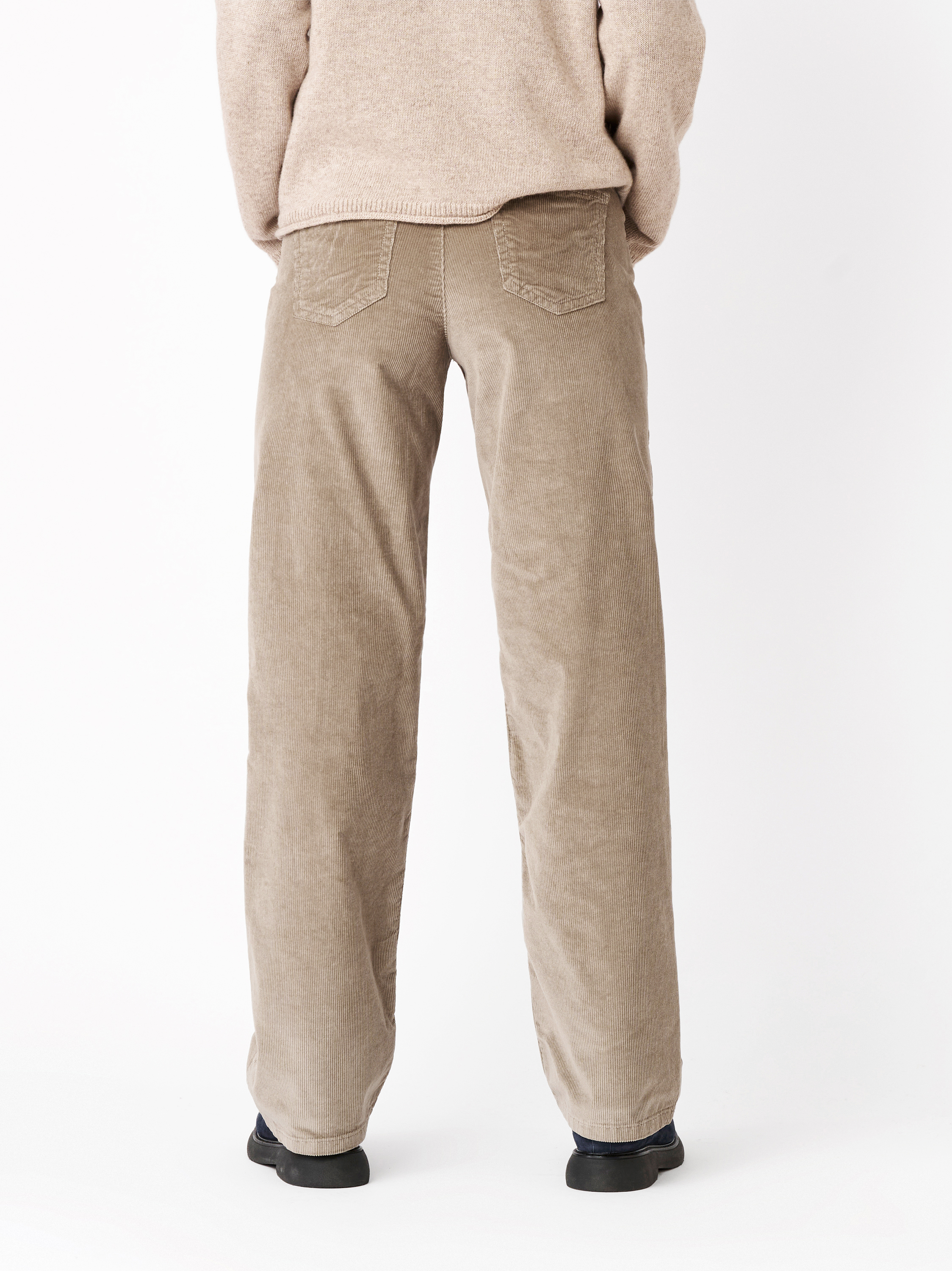 Trousers Liv taupe rear view