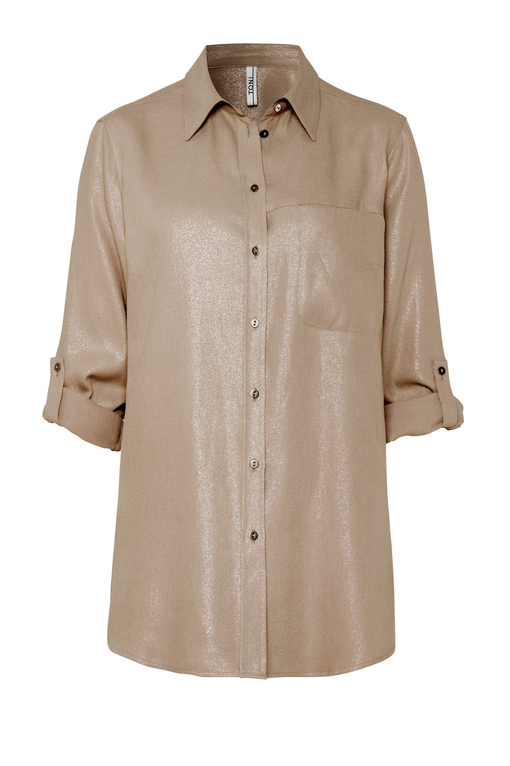 Bluse Alma taupe Freisteller Bluse Alma taupe Freisteller