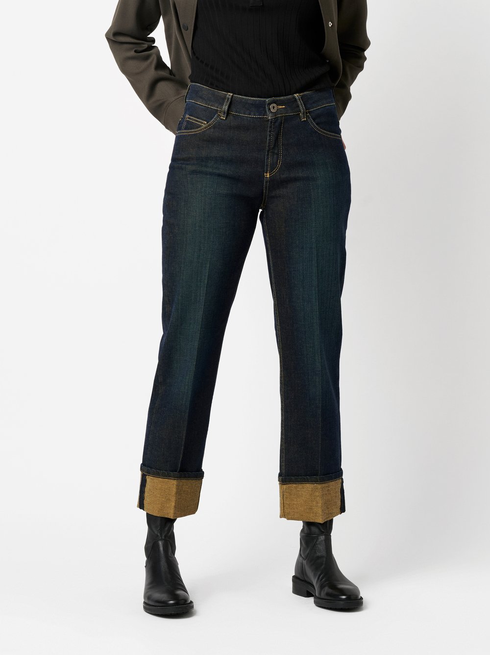 Jeans Ella dark blue Vorderansicht Jeans Ella dark blue Vorderansicht