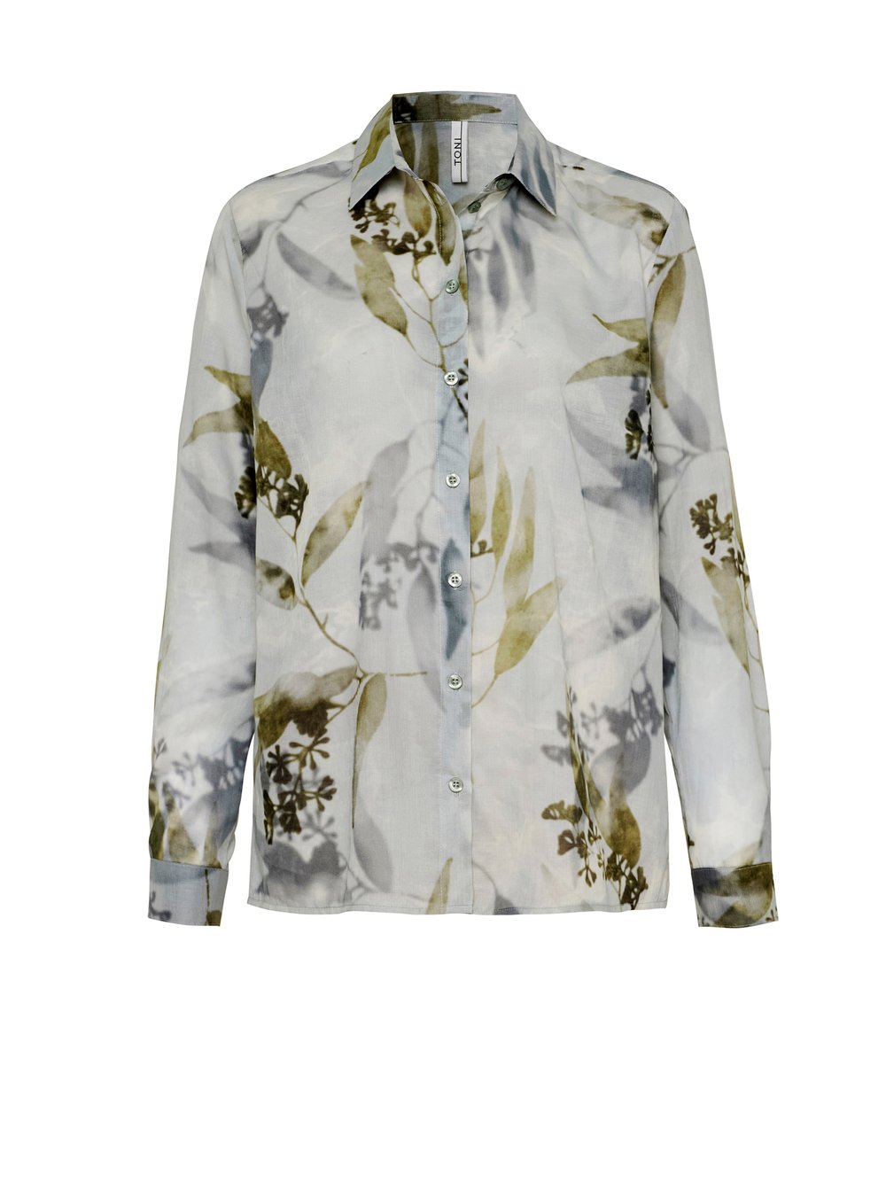 Blouse Clay nature green hollow