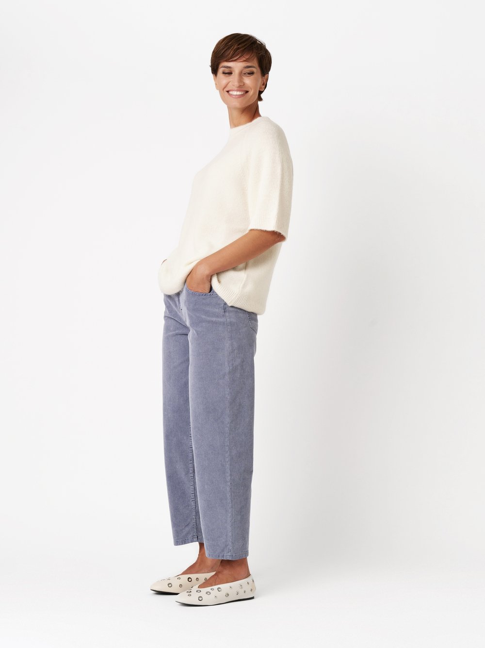 Pullover Gigi ecru Outfitansicht Pullover Gigi ecru Outfitansicht