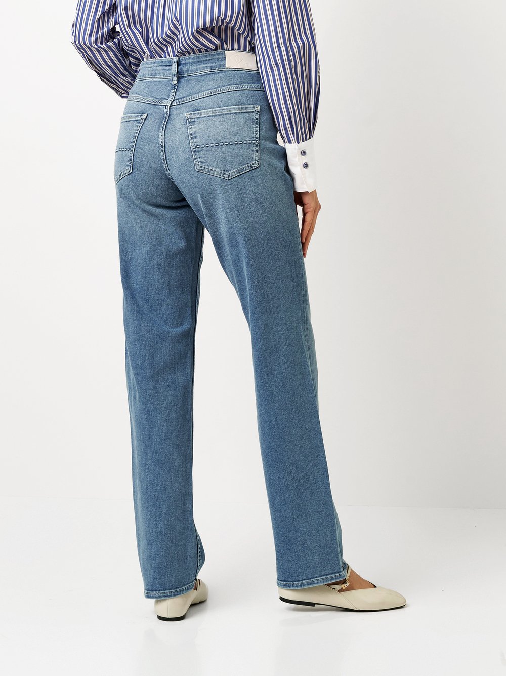 Jeans Honey mid blue Rueckansicht