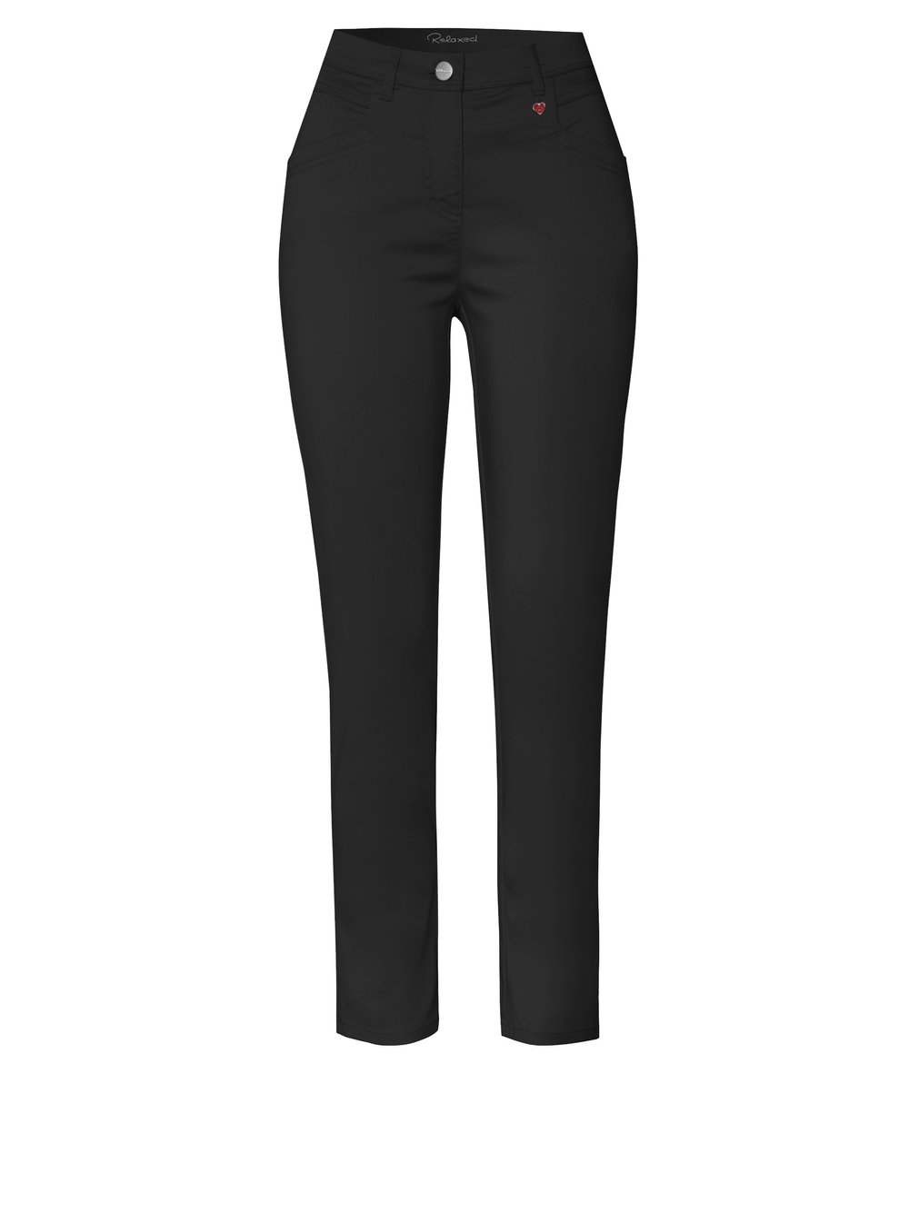 Damenhose Meine beste Freundin 7/8 in black, Sommerliche 7/8-Hose, freigestellte Produktansicht