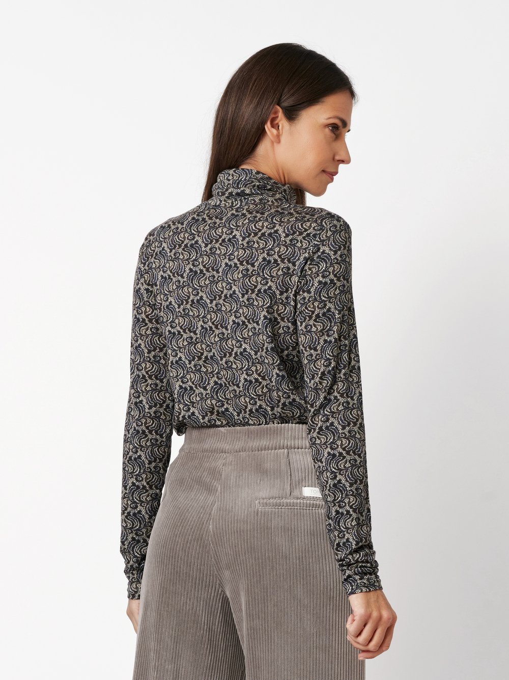 Shirt Danielle blue/ecru Rueckansicht