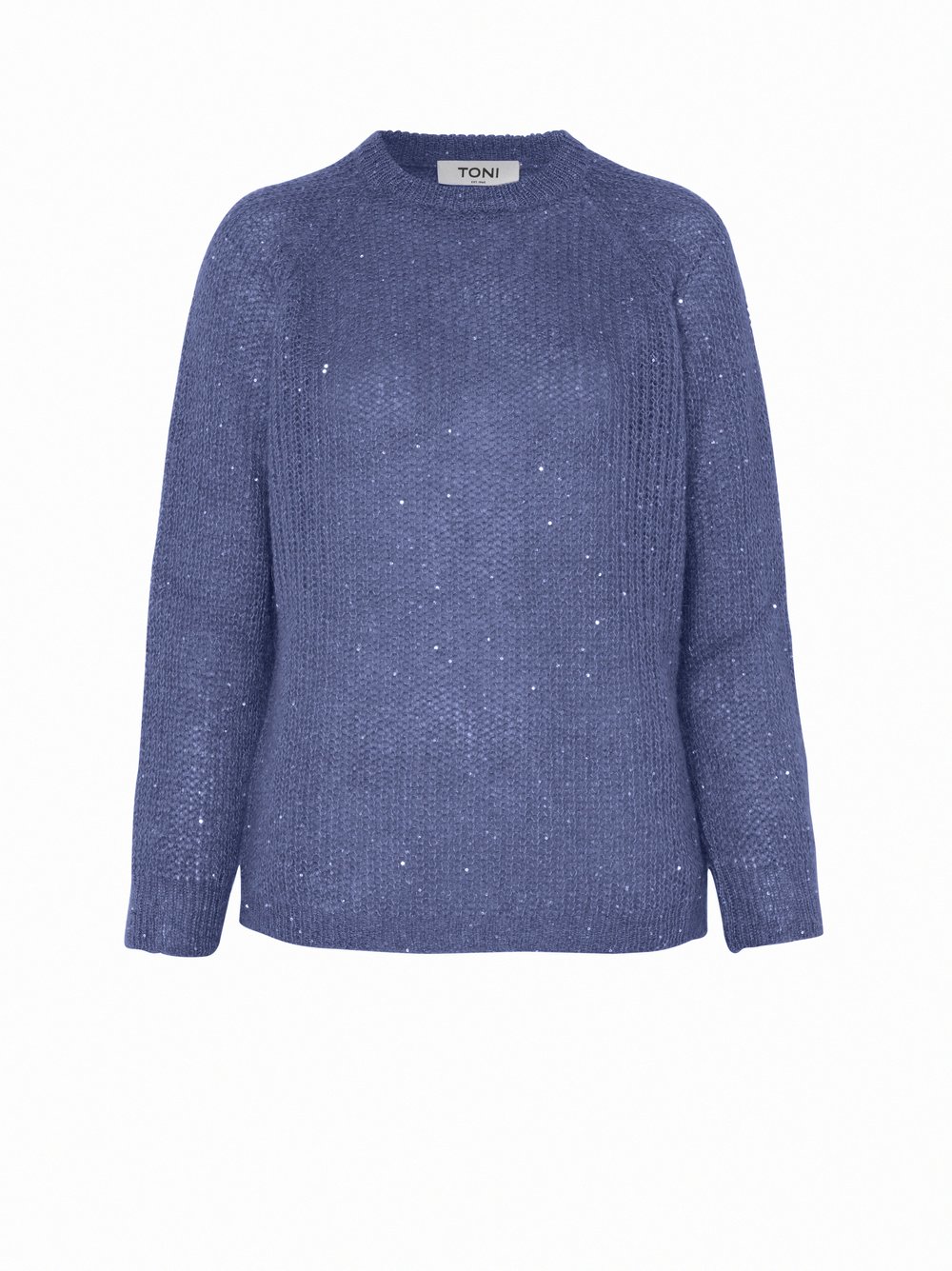 Sequin Knit Jumper | Style »Gail« Blue