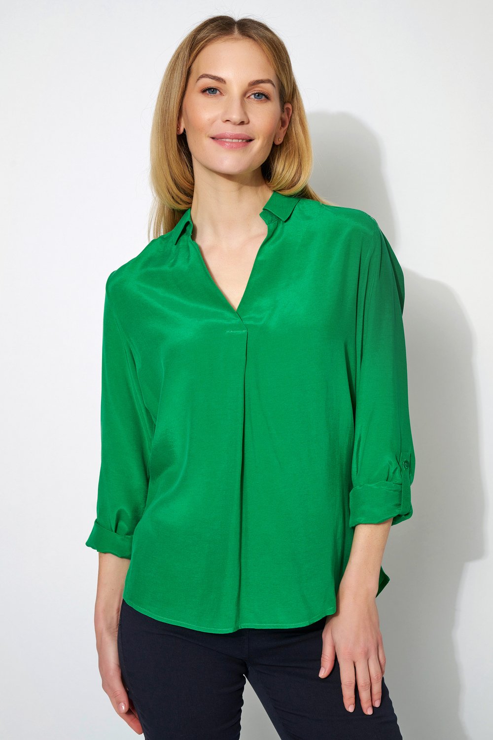Softe Schlupfbluse | Style »Celia« green