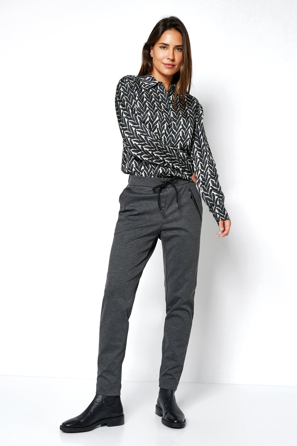 Moderne Jogpants | Style »Sue« dark grey