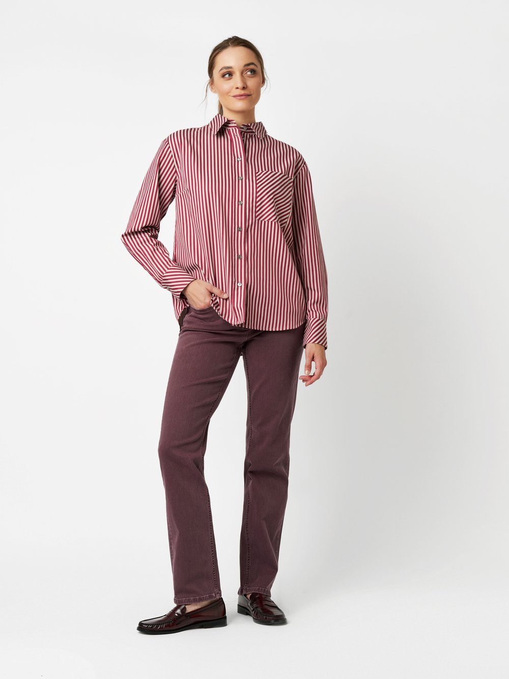 Blouse Clyde rose outfit view Blouse Clyde rose outfit view