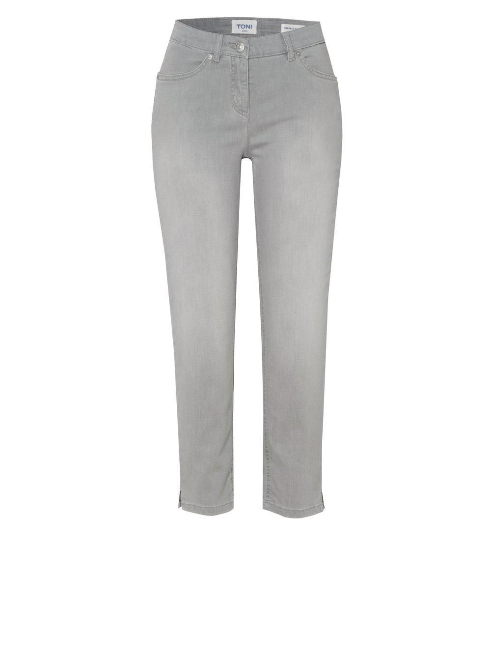 Damenjeans Perfect Shape 7/8 in grey, 7/8-Jeans mit Shapingeffekt, freigestellte Produktansicht