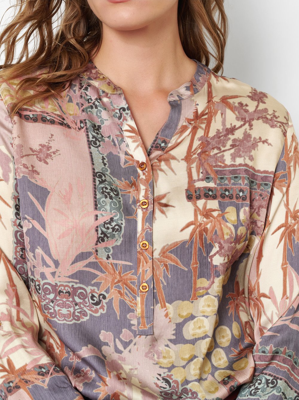 Bluse mit Patchwork-Print | Style »Bella« Multicolour