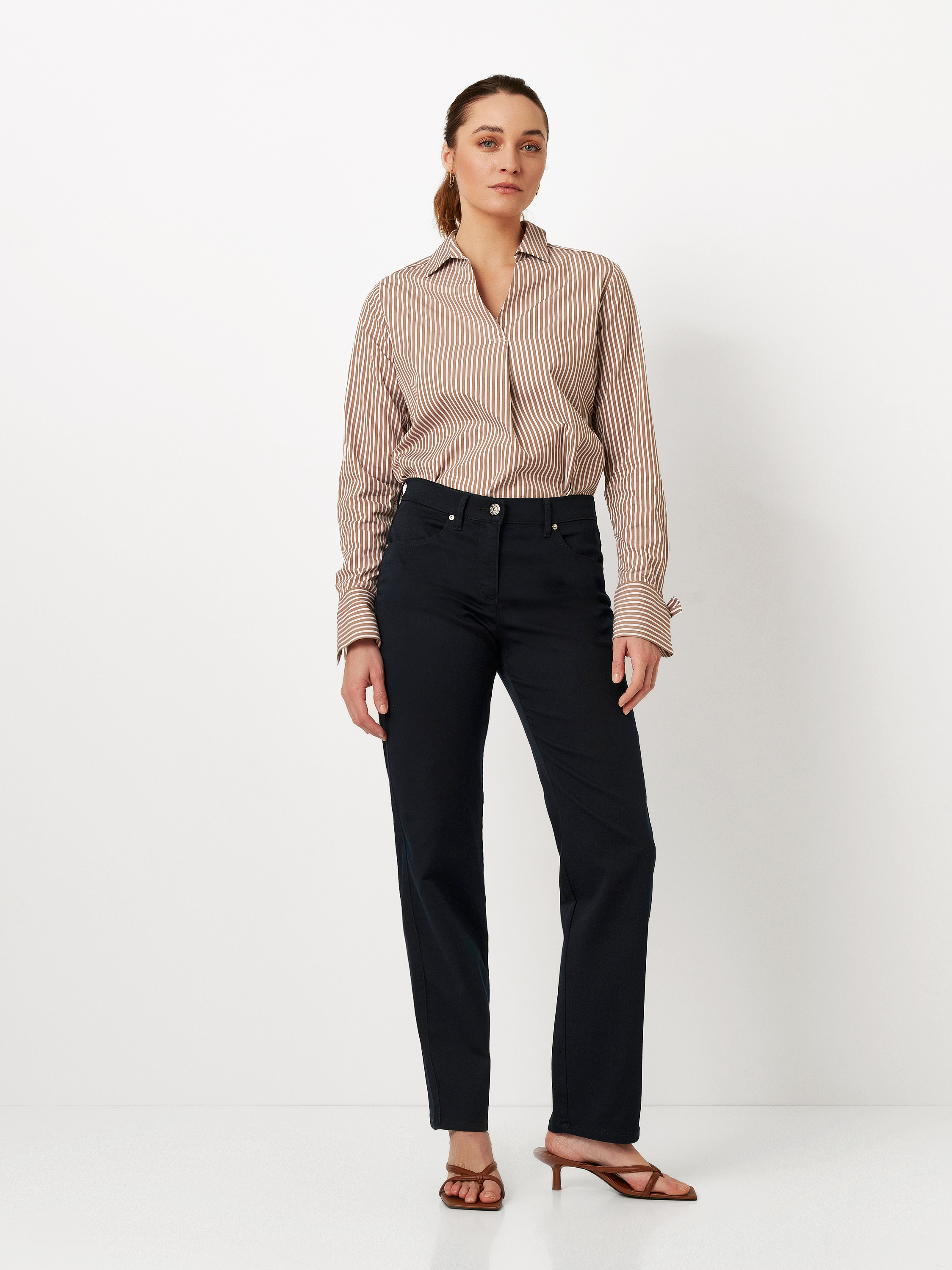 Farbechte Basic-Hose | Style »Honey« dark blue