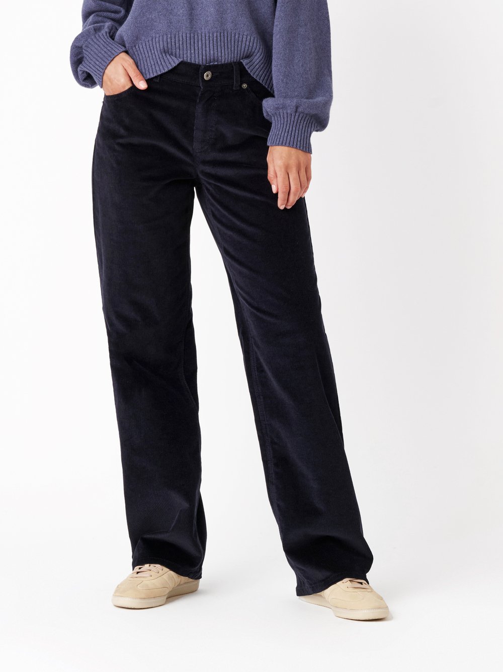 Trousers Liv dark blue front view