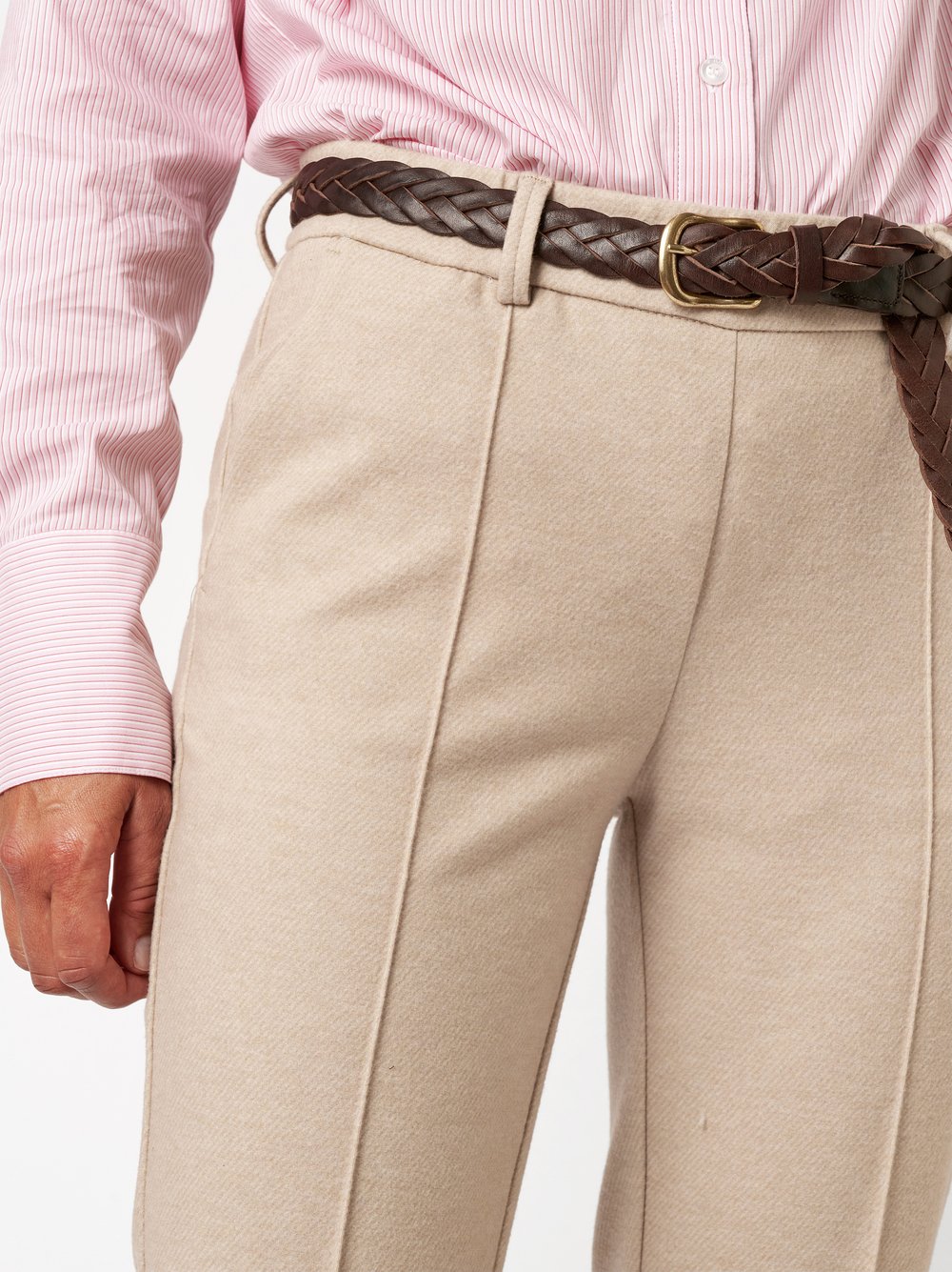 Trousers Jenny beige detail view