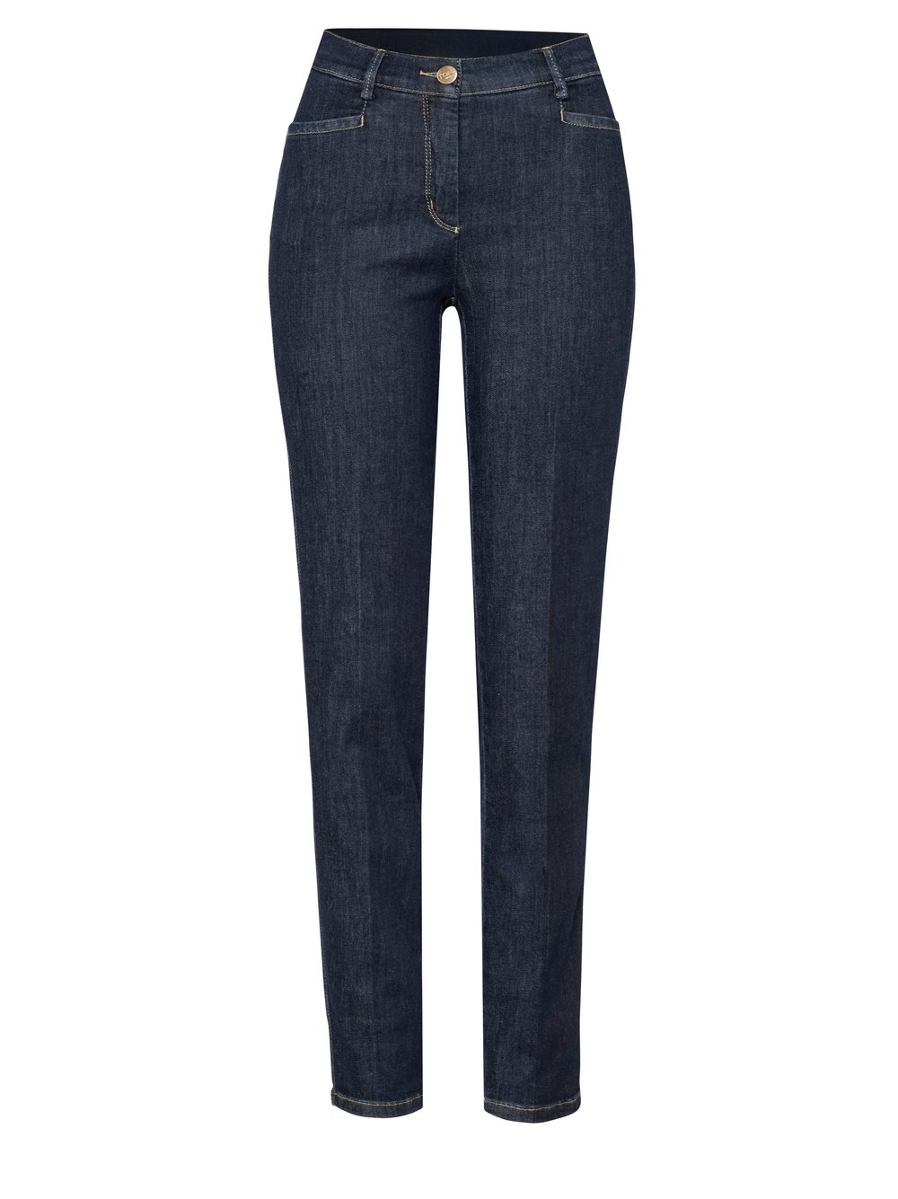 Damenjeans Jenny in Dark Blue, Smarte Jeans in 7/8-Laenge, freigestellte Produktansicht
