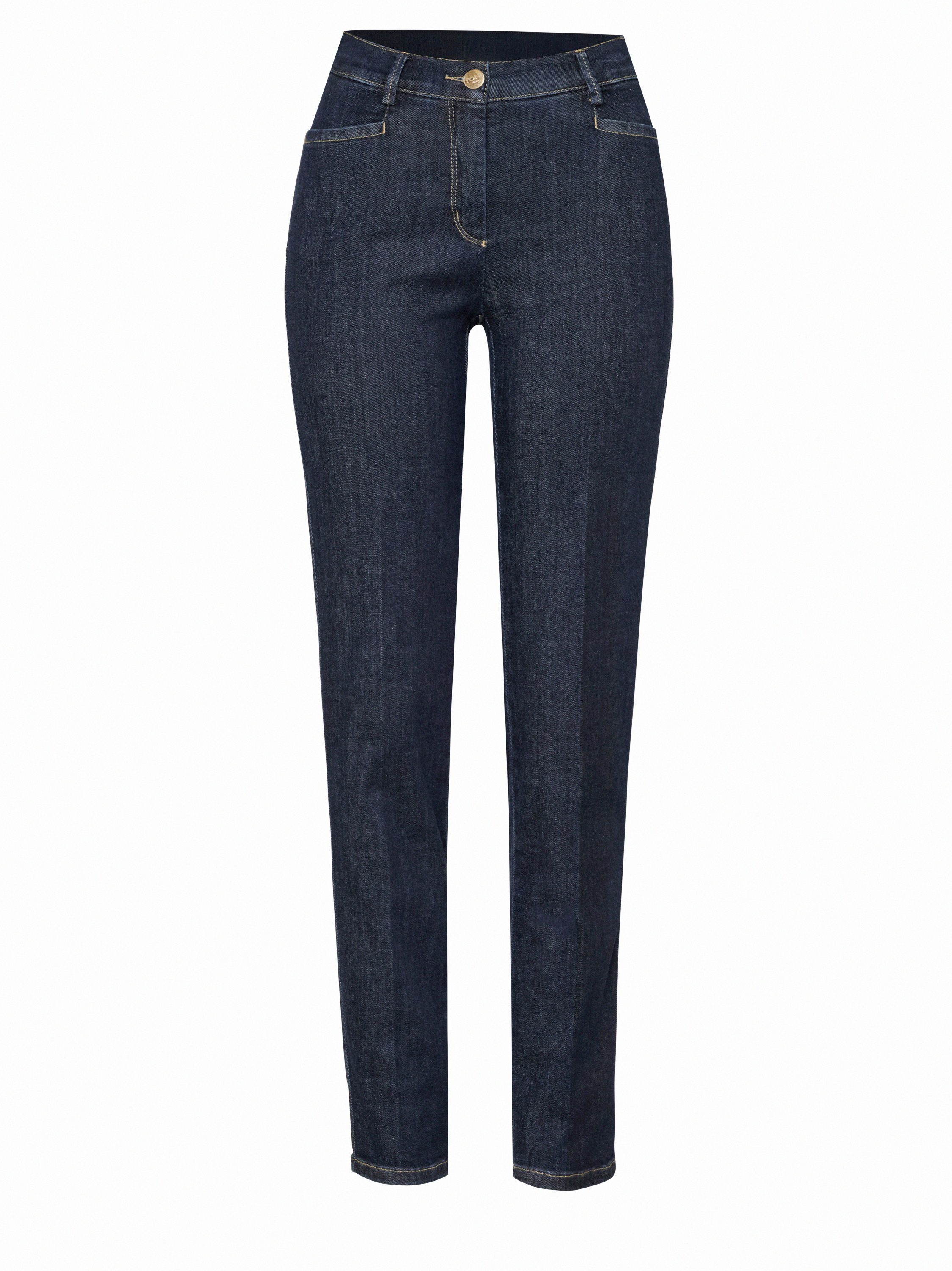 Damenjeans Jenny in Dark Blue, Smarte Jeans in 7/8-Laenge, freigestellte Produktansicht