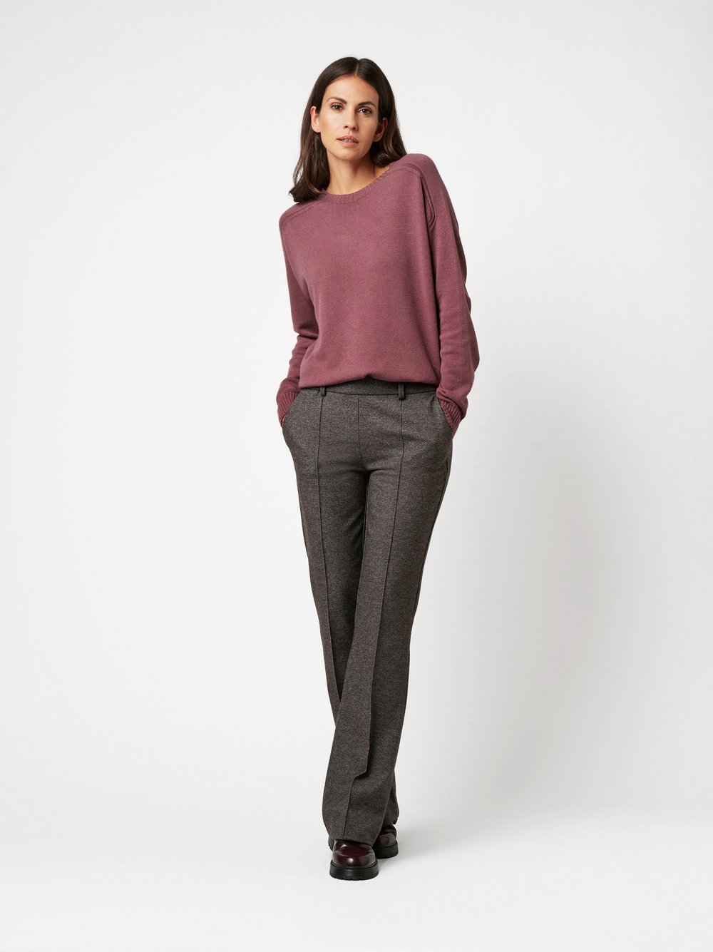 Hose Jenny grey Outfitansicht Hose Jenny grey Outfitansicht