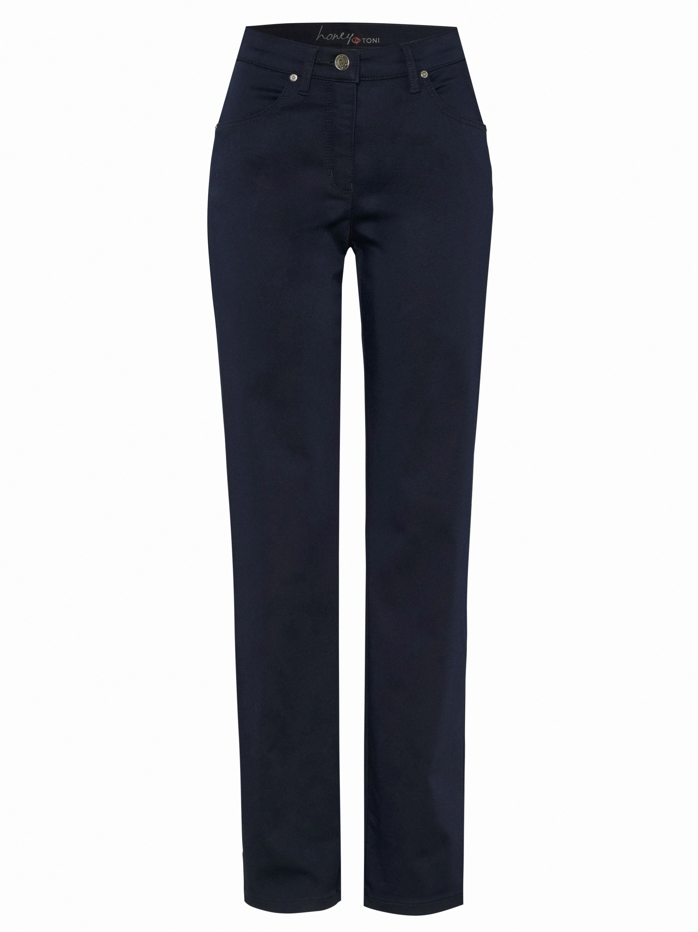 Womens trousers Honey in dark blue, colourfast trousers, product view