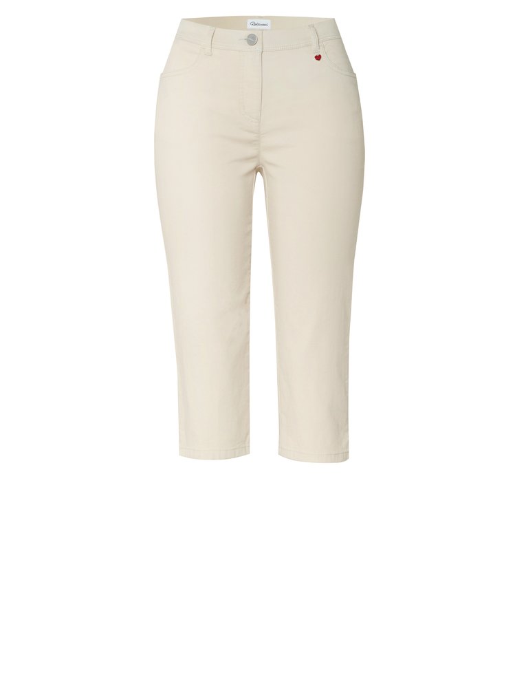 Womens trousers Meine beste Freundin Capri in light beige, summery capri pants, product view