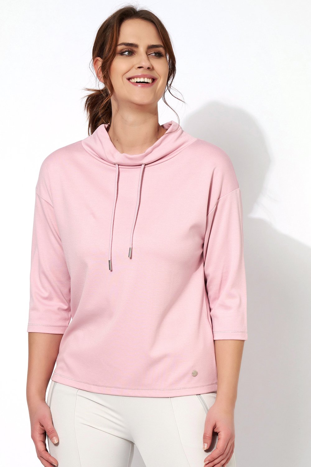 Sweatshirt mit Stehkragen | Style »Elani« soft pink